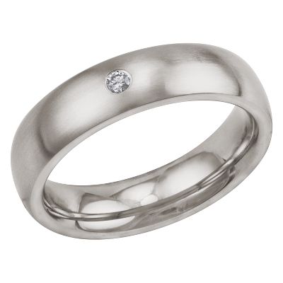 .045ct TW Men's Diamond Ring