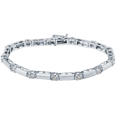 2ct TW Round Diamond Bracelet