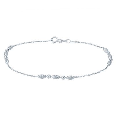 Oval & Round Beaded Bracelet