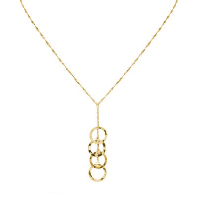 Circles Gold Pendant