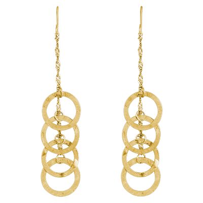 Circles Gold Earrings