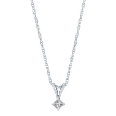 1/10ct Diamond Solitaire Pendant