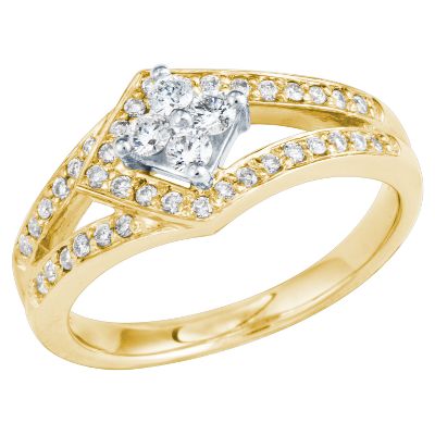 1/2ct TW Round Diamond Ring