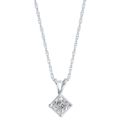 1/2ct Diamond Solitaire Pendant