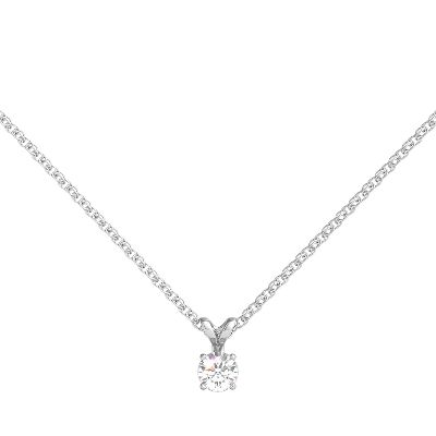 1/3ct Diamond Solitaire Pendant