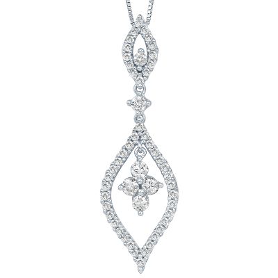 3/4ct TW Round Diamond Pendant