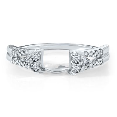 1/4ct TW Diamond Solitaire Ring Wrap