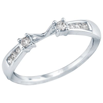1/5ct TW Diamond Solitaire Ring Wrap