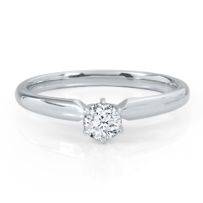1/3ct Diamond Engagement Ring, IGI Graded
