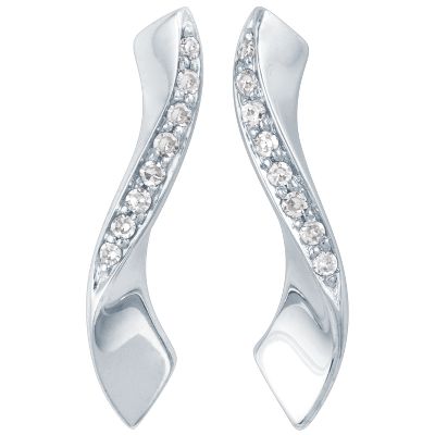 .08ct TW Round Diamond Earrings