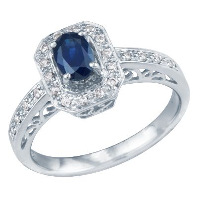 Oval Sapphire Ring