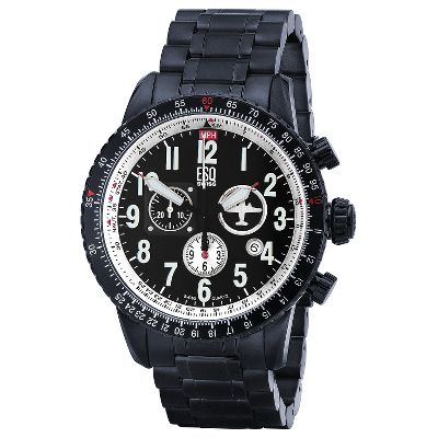 ESQ by Movado® Black Stainless Steel Men's Watch