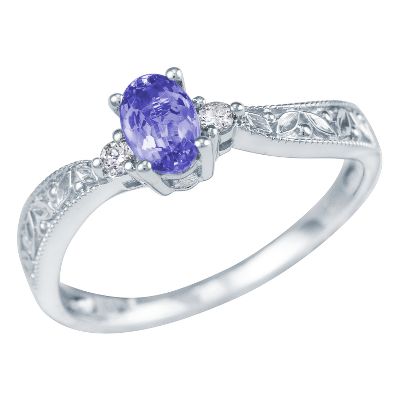 Oval Tanzanite Ring