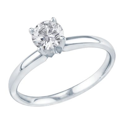 5/8ct Round Diamond Engagement Ring, IGI Graded