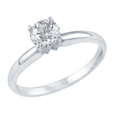 3/4ct Round Diamond Engagement Ring, IGI Graded