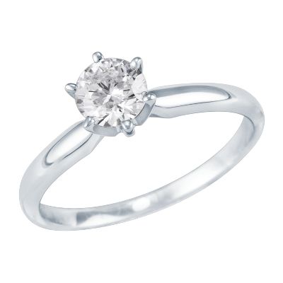 5/8ct Round Diamond Engagement Ring