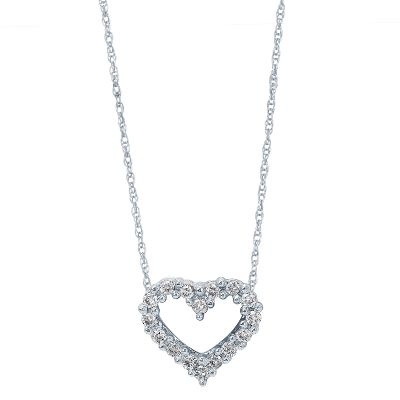 1/8ct TW Heart-Shaped Diamond Pendant