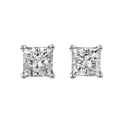 1ct TW Diamond Earrings, IGI Graded