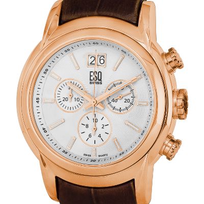 ESQ by Movado® Rose Gold Tone Men's Watch