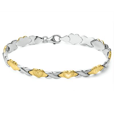 <i>Mom</i> X & O Link Bracelet