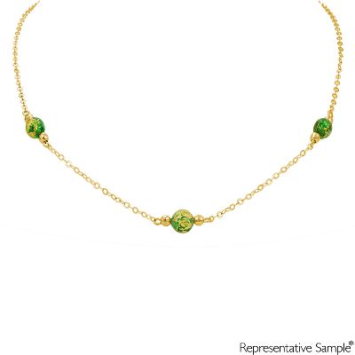 Venetian Glass Bead Necklace