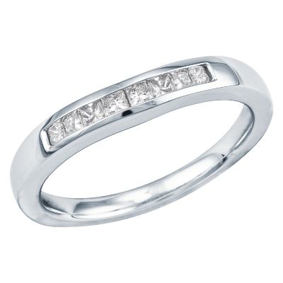 1/4ct TW Contour Diamond Ring