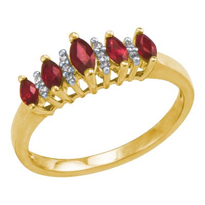 Marquise Ruby Ring