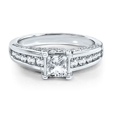 1 1/2ct TW Diamond Engagement Ring, IGI Graded