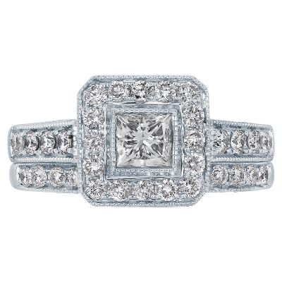 1 1/4ct TW Diamond Engagement Ring Set