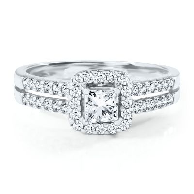 5/8ct TW Diamond Engagement Ring, IGI Graded