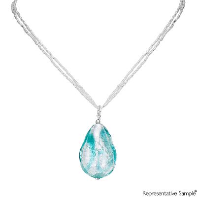 Teardrop Venetian Glass Pendant