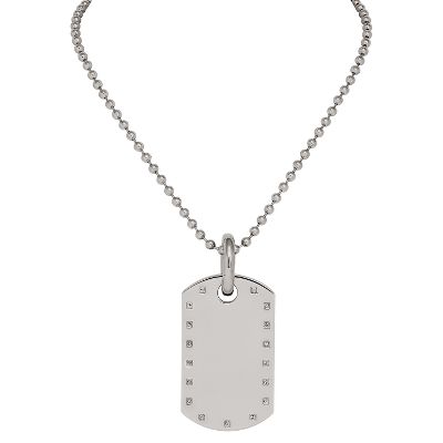 Dog Tag Stainless Steel Pendant