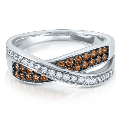 1/2ct TW Champagne Diamond Ring