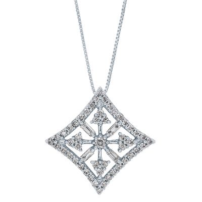 1/2ct TW Diamond Pendant