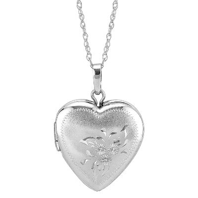 Heart-Shaped Locket Pendant
