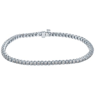 2ct TW Round Diamond Bracelet