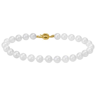 Cultured Pearl Bracelet, 6-6.5mm