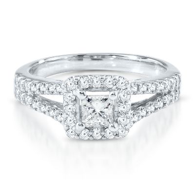 1ct TW Diamond Engagement Ring, GIA® Graded