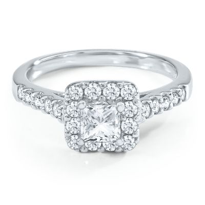1ct TW Diamond Engagement Ring, GIA® Graded