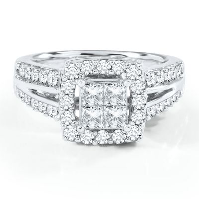 1 1/2ct TW Diamond Engagement Ring