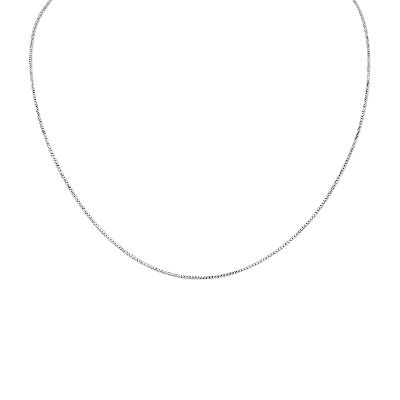 Venetian Box Sterling Silver Chain