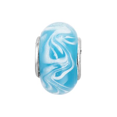 Blue & White Whisps Charm