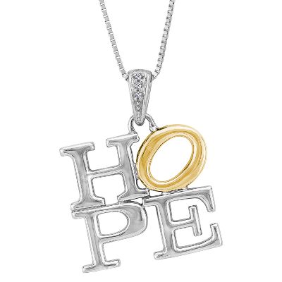 .007ct TW Hope Diamond Pendant