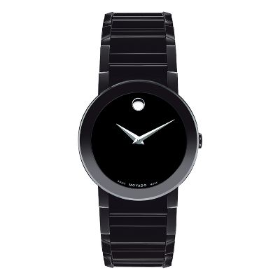 Movado® Black Stainless Steel Men's Watch