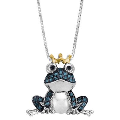 1/5ct TW Frog Diamond Pendant