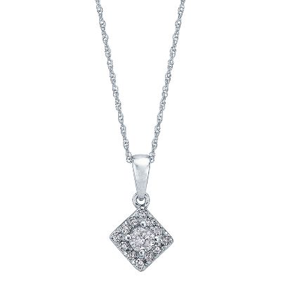 1/4ct TW Diamond Pendant
