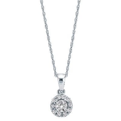 1/4ct TW Diamond Pendant