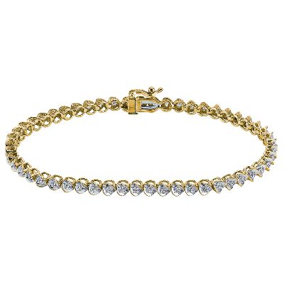 1ct TW Diamond Bracelet