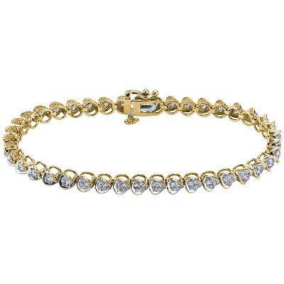 3ct TW Diamond Bracelet