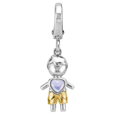 Mother-of-Pearl Boy Charm